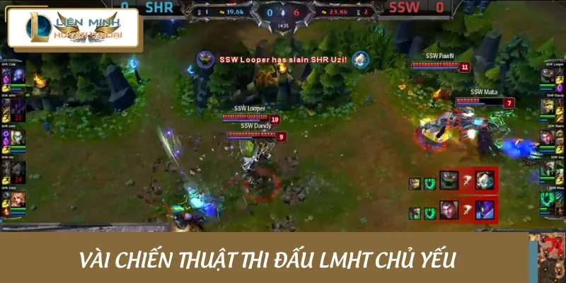 Các chiến thuật thi đấu LMHT trọng điểm