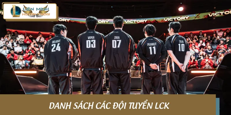Danh sách đội tuyển ghi danh