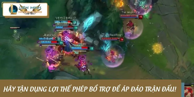 Hãy tận dụng lợi thế phép bổ trợ để áp đảo trận đấu!
