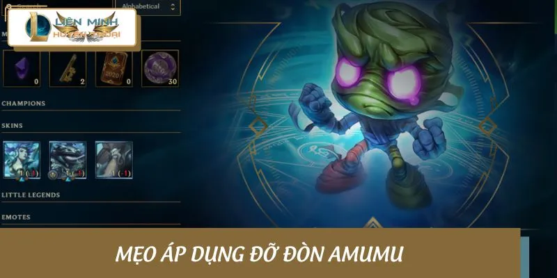 Mẹo áp dụng đỡ đòn Amumu