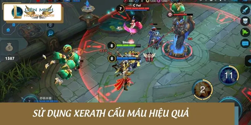 Sử dụng Xerath cấu máu hiệu quả